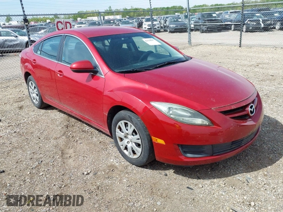 2011 Mazda Mazda6 i Sport with VIN 1YVHZ8BH6B5M24289, listed as a IAAI auction lot 42138047 with 190,805 mi miles. Bid and sale history available at carsss.com. Image 1.