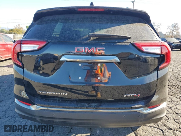 2024 GMC Terrain AT4 with VIN 3GKALYEG9RL388480, listed as a Copart auction lot 87090644 with 6,755 mi miles and Salvage Title. Bid and sale history available at DreamBid. Image 6.