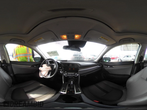 2020 Honda Civic EX-L with VIN 19XFC1F72LE214611, listed as a IAAI auction lot 41629949 with 54,328 mi miles and . Bid and sale history available at DreamBid. Image 19.