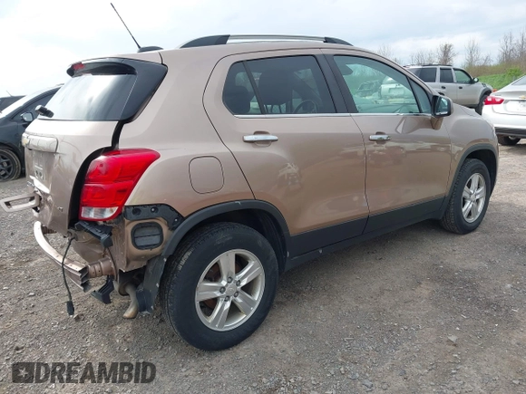 2018 Chevrolet Trax LT with VIN 3GNCJPSB5JL302011, listed as a IAAI auction lot 42177288 with 71,553 mi miles and . Bid and sale history available at carsss.com. Image 4.