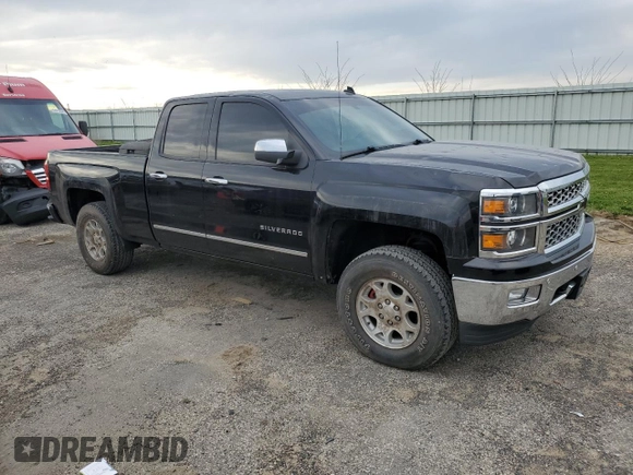 2014 Chevrolet Silverado 1500 LTZ with VIN 1GCVKSEC0EZ237833, listed as a Copart auction lot 55174575 with 146,337 mi miles and Clean Title. Bid and sale history available at DreamBid. Image 4.