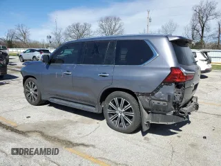 2019 Lexus LX with VIN JTJHY7AX5K4299204, listed as a Copart auction lot 49465625 with 65,317 mi miles and Salvage Title. Bid and sale history available at carsss.com. Image 2.