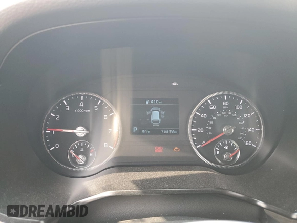 2022 Kia Telluride EX with VIN 5XYP3DHC3NG291087, listed as a Copart auction lot 59271455 with 75,318 mi miles and Salvage title. Bid and sale history available at DreamBid. Image 9.