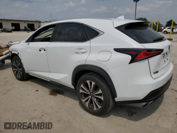 2020 Lexus NX 300 F Sport z VIN JTJSARDZ3L5014854, wystawiony jako Copart lot #59386435 z przebiegiem 36 098 mil mil oraz Szkoda całkowita • Salvage title. Historia ofert i sprzedaży dostępna na DreamBid. Obrazek 2.