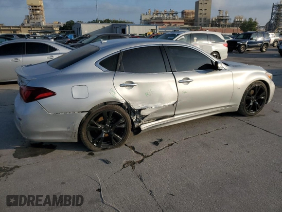 2017 Infiniti Q70 3.7 with VIN JN1BY1AP6HM740551, listed as a Copart auction lot 54435405 with 103,557 mi miles and Salvage Title. Bid and sale history available at DreamBid. Image 3.