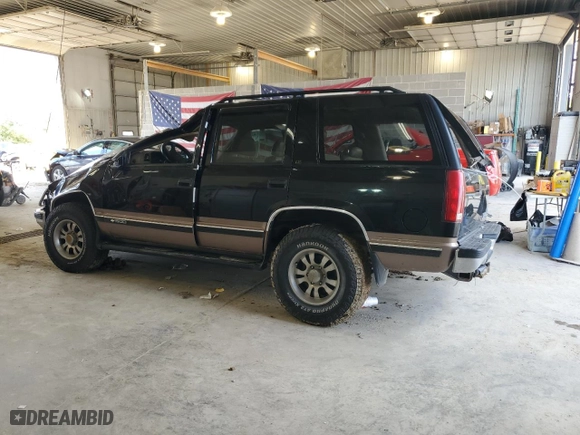1995 Chevrolet Tahoe with VIN 1GNEK13K2SJ432421, listed as a Copart auction lot 72959694 with 0 mi miles and Salvage Title. Bid and sale history available at carsss.com. Image 2.