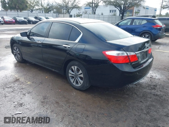2015 Honda Accord Sedan LX with VIN 1HGCR2F37FA088341, listed as a IAAI auction lot 41662417 with 156,066 mi miles. Bid and sale history available at carsss.com. Image 3.
