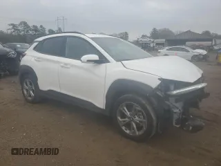 2023 Hyundai Kona SEL with VIN KM8K32ABXPU057865, listed as a Copart auction lot 44892455 with 25,657 mi miles and Salvage Title. Bid and sale history available at carsss.com. Image 4.