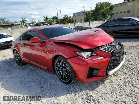 2017 Lexus RC F F z VIN JTHHP5BC8H5006161, wystawiony jako Copart lot #88627715 z przebiegiem 45 235 mil mil oraz Szkoda całkowita • Salvage title. Historia ofert i sprzedaży dostępna na DreamBid. Obrazek 4.