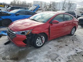 2020 Hyundai Elantra SE with VIN 5NPD74LF2LH620506, listed as a Copart auction lot 46542785 with 127,556 mi miles and Salvage Title. Bid and sale history available at carsss.com. Image 1.