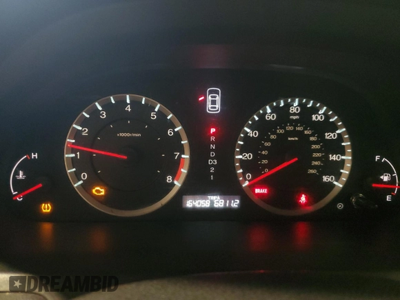 2011 Honda Accord EX with VIN 1HGCP2F7XBA030131, listed as a Copart auction lot 63010895 with 164,058 mi miles and Salvage title. Bid and sale history available at DreamBid. Image 9.