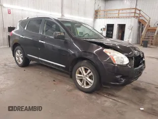 2013 Nissan Rogue S with VIN JN8AS5MV0DW659608, listed as a IAAI auction lot 42002510 with 124,353 mi miles and . Bid and sale history available at DreamBid. Image 1.