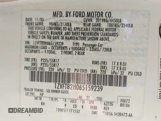 2006 Ford Mustang GT Deluxe with VIN 1ZVFT82H065159239, listed as a IAAI auction lot 41768546 with 158,925 mi miles and . Bid and sale history available at DreamBid. Image 9.