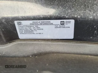 2022 Chevrolet Equinox LS with VIN 2GNAXFEV3N6137298, listed as a IAAI auction lot 42859121 with 72,542 mi miles and . Bid and sale history available at DreamBid. Image 1.