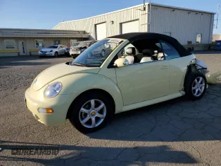 2005 Volkswagen Beetle GLS with VIN 3VWCD31Y35M318476, listed as a Copart auction lot 79555914 with 75,059 mi miles and Salvage title. Bid and sale history available at DreamBid. Image 1.