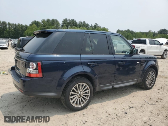 2013 Land Rover Range Rover Sport HSE with VIN SALSF2D42DA769656, listed as a Copart auction lot 59366205 with 75,323 mi miles and Clean title. Bid and sale history available at DreamBid. Image 3.