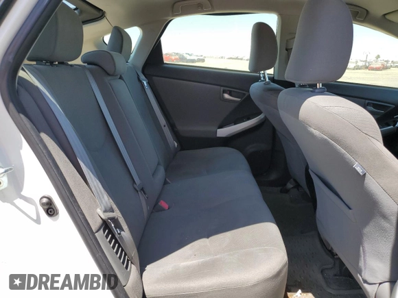 2013 Toyota Prius One with VIN JTDKN3DUXD1687268, listed as a Copart auction lot 60276205 with 106,051 mi miles and Salvage title. Bid and sale history available at DreamBid. Image 10.