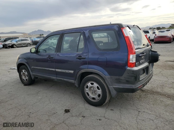 2006 Honda CR-V LX with VIN JHLRD68546C020776, listed as a Copart auction lot 50601645 with 233,222 mi miles and Salvage Title. Bid and sale history available at carsss.com. Image 2.