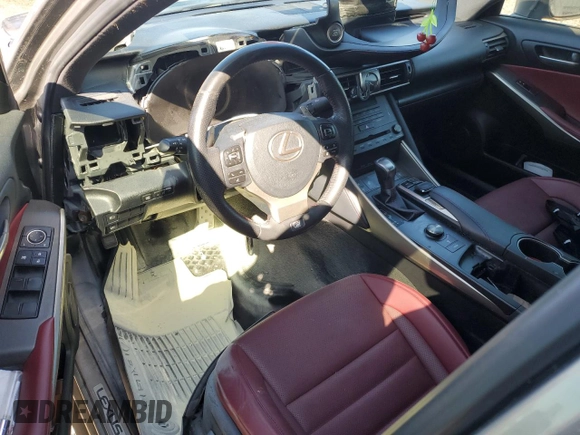2019 Lexus IS with VIN JTHC81D2XK5036032, listed as a Copart auction lot 49391415 with 0 mi miles and Salvage Title. Bid and sale history available at carsss.com. Image 8.