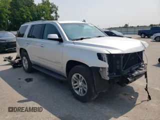 2018 Chevrolet Tahoe LT with VIN 1GNSKBKC7JR382344, listed as a Copart auction lot 58768135 with 103,557 mi miles and Salvage title. Bid and sale history available at DreamBid. Image 4.