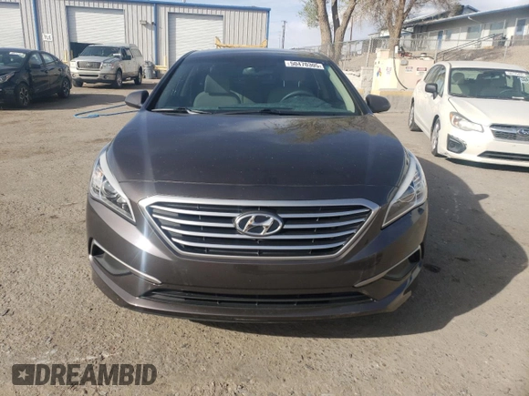 2016 Hyundai Sonata SE with VIN 5NPE24AF3GH301028, listed as a Copart auction lot 50470305 with 54,771 mi miles and Salvage Title. Bid and sale history available at carsss.com. Image 5.