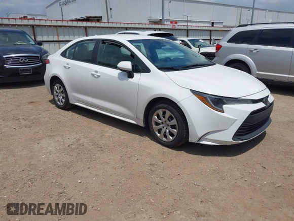 2024 Toyota Corolla LE with VIN 5YFB4MDE1RP170932, listed as a IAAI auction lot 42172355 with 6,424 mi miles and . Bid and sale history available at carsss.com. Image 1.