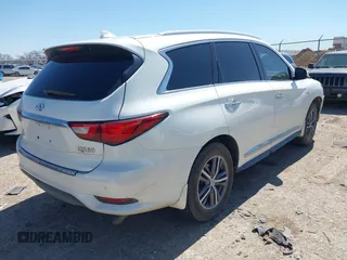 2018 Infiniti QX60 with VIN 5N1DL0MM9JC507884, listed as a IAAI auction lot 41738744 with 109,468 mi miles and . Bid and sale history available at DreamBid. Image 4.