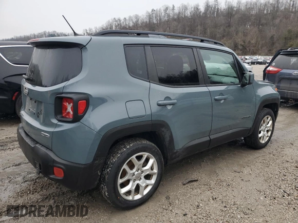 2017 Jeep Renegade Latitude with VIN ZACCJBBB3HPE96163, listed as a Copart auction lot 44974035 with 160,853 mi miles and Salvage Title. Bid and sale history available at carsss.com. Image 3.