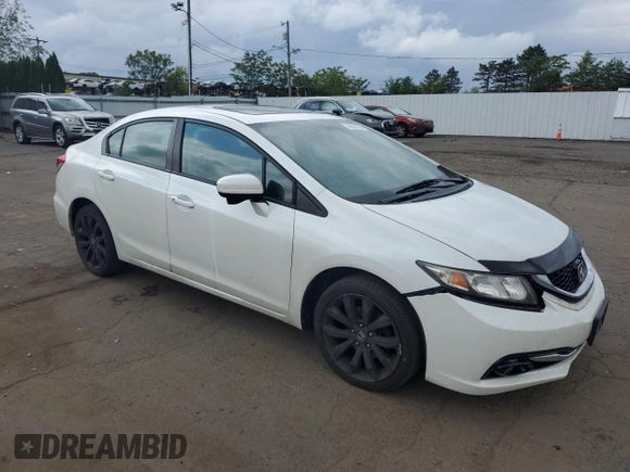 2015 Honda Civic EX-L z VIN 19XFB2F96FE228512, wystawiony jako Copart lot #59055235 z przebiegiem 94 397 mil mil oraz Szkoda całkowita • Salvage title. Historia ofert i sprzedaży dostępna na DreamBid. Obrazek 4.