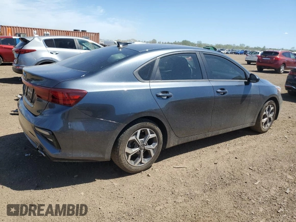 2019 Kia Forte LXS with VIN 3KPF24AD4KE076182, listed as a Copart auction lot 57182035 with 50,043 mi miles and Salvage title. Bid and sale history available at DreamBid. Image 3.