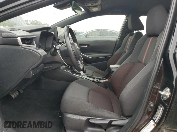 2023 Toyota Corolla SE with VIN JTDS4MCE4P3514602, listed as a Copart auction lot 50750075 with 45,624 mi miles and Salvage Title. Bid and sale history available at DreamBid. Image 7.
