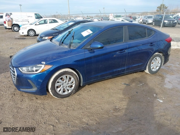 2017 Hyundai Elantra SE with VIN 5NPD74LF4HH099750, listed as a IAAI auction lot 41661388 with 150,870 mi miles. Bid and sale history available at carsss.com. Image 21.