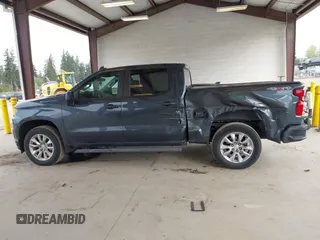 2021 Chevrolet Silverado 1500 Custom with VIN 3GCPYBEK4MG162700, listed as a IAAI auction lot 42079017 with 56,151 mi miles and . Bid and sale history available at DreamBid. Image 14.