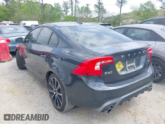 2017 Volvo S60 Dynamic with VIN YV126MFL8H2425928, listed as a IAAI auction lot 41994829 with 74,040 mi miles. Bid and sale history available at carsss.com. Image 3.