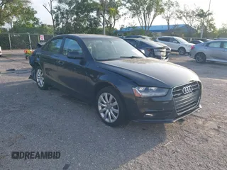 2014 Audi A4 Premium z VIN WAUDFAFL4EN029564, wystawiony jako IAAI lot #41907949 z przebiegiem 111 740 mil mil oraz . Historia ofert i sprzedaży dostępna na DreamBid. Obrazek 1.