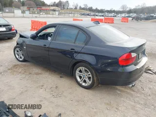 2008 BMW 3 Series 328xi with VIN WBAVC73548KX92373, listed as a IAAI auction lot 41741690 with 1 mi miles. Bid and sale history available at carsss.com. Image 3.