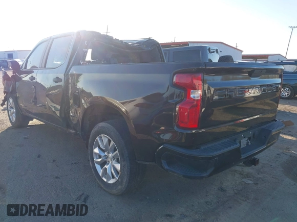 2020 Chevrolet Silverado 1500 Custom with VIN 3GCPWBEH2LG110720, listed as a IAAI auction lot 41226728 with 88,960 mi miles. Bid and sale history available at carsss.com. Image 3.