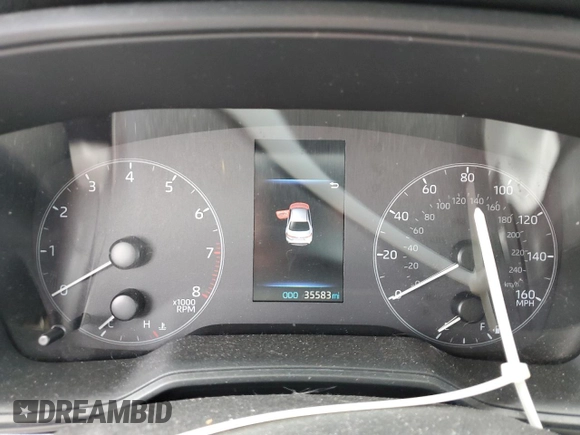 2023 Toyota Corolla SE with VIN 5YFP4MCEXPP168231, listed as a Copart auction lot 48005165 with 35,583 mi miles and Salvage Title. Bid and sale history available at DreamBid. Image 9.