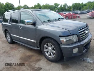 2006 Infiniti QX56 z VIN 5N3AA08C46N813016, wystawiony jako IAAI lot #42527826 z przebiegiem 155 626 mil mil oraz . Historia ofert i sprzedaży dostępna na DreamBid. Obrazek 1.