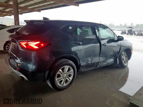 2020 Chevrolet Blazer LT with VIN 3GNKBCRS6LS562580, listed as a Copart auction lot 60631945 with 117,993 mi miles and Salvage title. Bid and sale history available at DreamBid. Image 3.