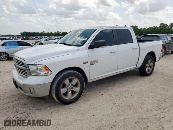 2019 Ram 1500 Big Horn with VIN 1C6RR6LT1KS546035, listed as a Copart auction lot 64569015 with 154,358 mi miles and Clean title. Bid and sale history available at DreamBid. Image 1.