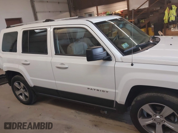 2017 Jeep Patriot High Altitude with VIN 1C4NJRFB4HD196240, listed as a IAAI auction lot 42604832 with 74,406 mi miles and . Bid and sale history available at DreamBid. Image 14.