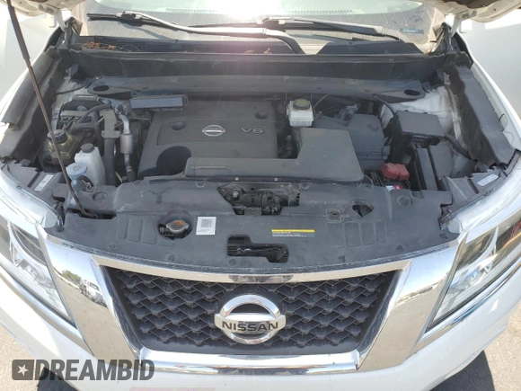 2015 Nissan Pathfinder S with VIN 5N1AR2MNXFC682500, listed as a Copart auction lot 61003095 with 105,754 mi miles and Salvage title. Bid and sale history available at DreamBid. Image 12.