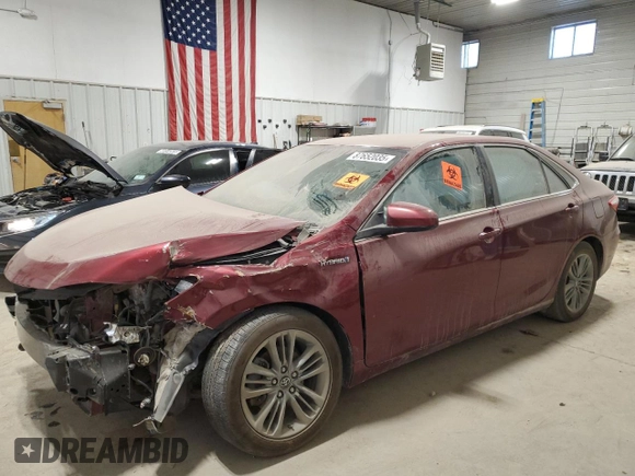 2017 Toyota Camry Hybrid LE with VIN 4T1BD1FK0HU213655, listed as a Copart auction lot 87652035 with 0 mi miles and Salvage Title. Bid and sale history available at carsss.com. Image 1.