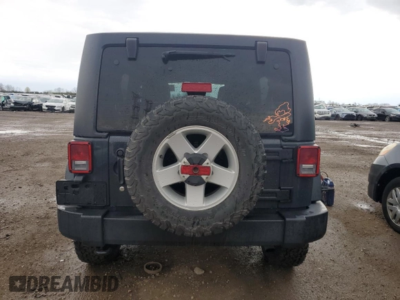 2018 Jeep Wrangler Unlimited Sport with VIN 1C4BJWDG5JL875249, listed as a Copart auction lot 53929595 with 73,776 mi miles and Salvage Title. Bid and sale history available at DreamBid. Image 6.