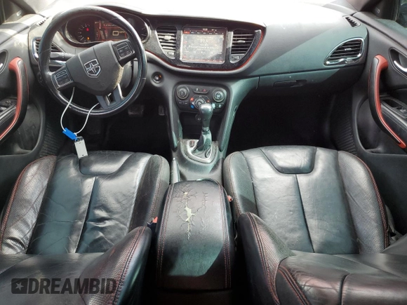 2014 Dodge Dart GT with VIN 1C3CDFEB2ED705529, listed as a Copart auction lot 50690745 with 100,868 mi miles and Salvage Title. Bid and sale history available at carsss.com. Image 8.