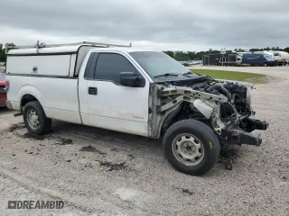 2014 Ford F-150 XL with VIN 1FTNF1CT3EKE02302, listed as a Copart auction lot 69056354 with 203,763 mi miles and Salvage Title. Bid and sale history available at carsss.com. Image 4.