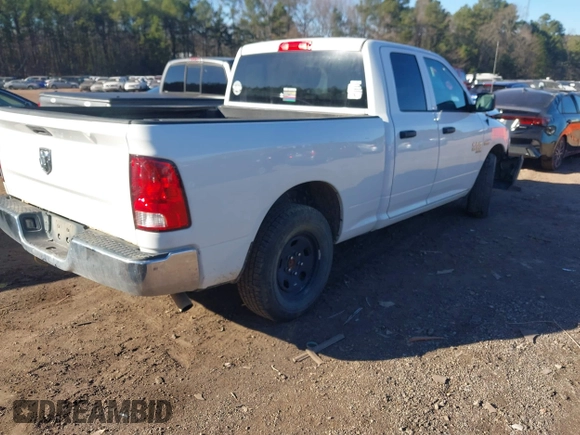 2019 Ram 1500 Classic Express with VIN 1C6RR6FTXKS584312, listed as a IAAI auction lot 41167262 with 159,460 mi miles. Bid and sale history available at carsss.com. Image 4.