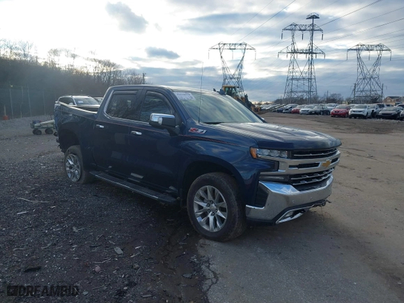 2019 Chevrolet Silverado 1500 LTZ with VIN 3GCUYGED4KG159973, listed as a IAAI auction lot 41210958 with 32,046 mi miles. Bid and sale history available at carsss.com. Image 1.