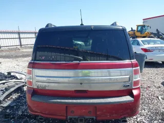 2014 Ford Flex Limited with VIN 2FMGK5D82EBD10318, listed as a IAAI auction lot 41981522 with 224,296 mi miles. Bid and sale history available at carsss.com. Image 16.